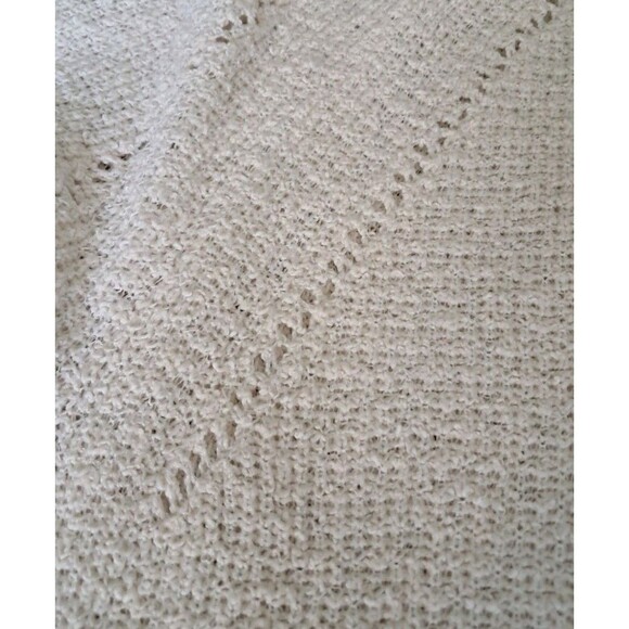 Free People By Your Side Sweater Cream Cowl Neck Oversized‎ Nubby Women's Small - Picture 6 of 9